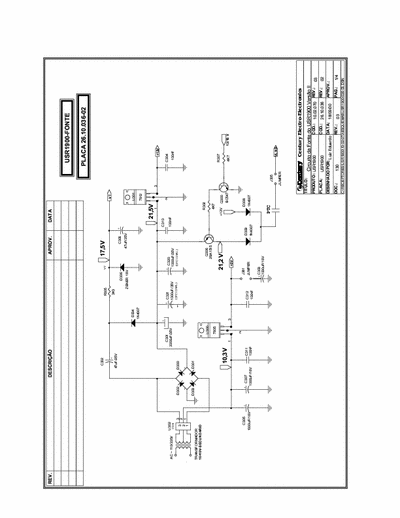 century USR1900-stv 0042 diagrama esquematico